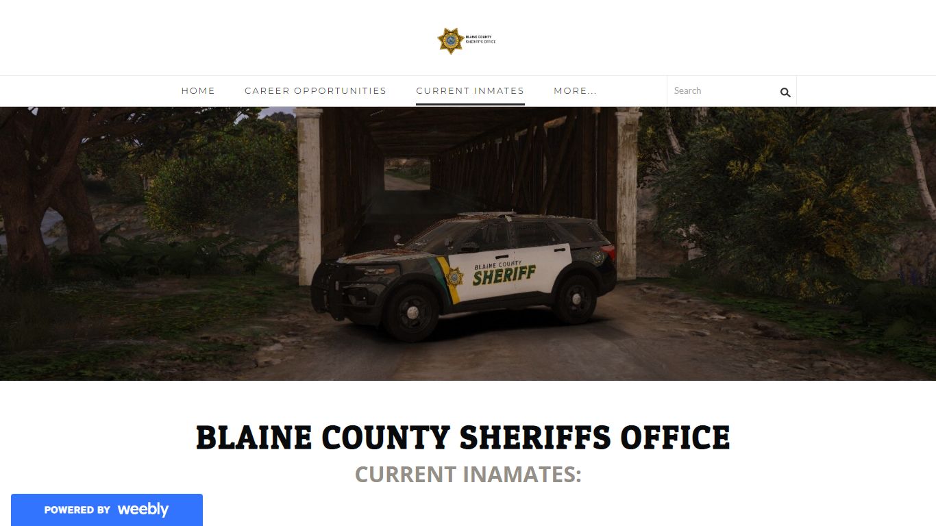 Current Inmates - BLAINE COUNTY SHERIFF'S OFFICE